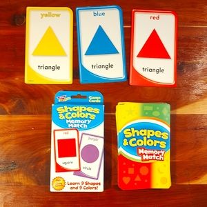 Shapes and colors flash cards